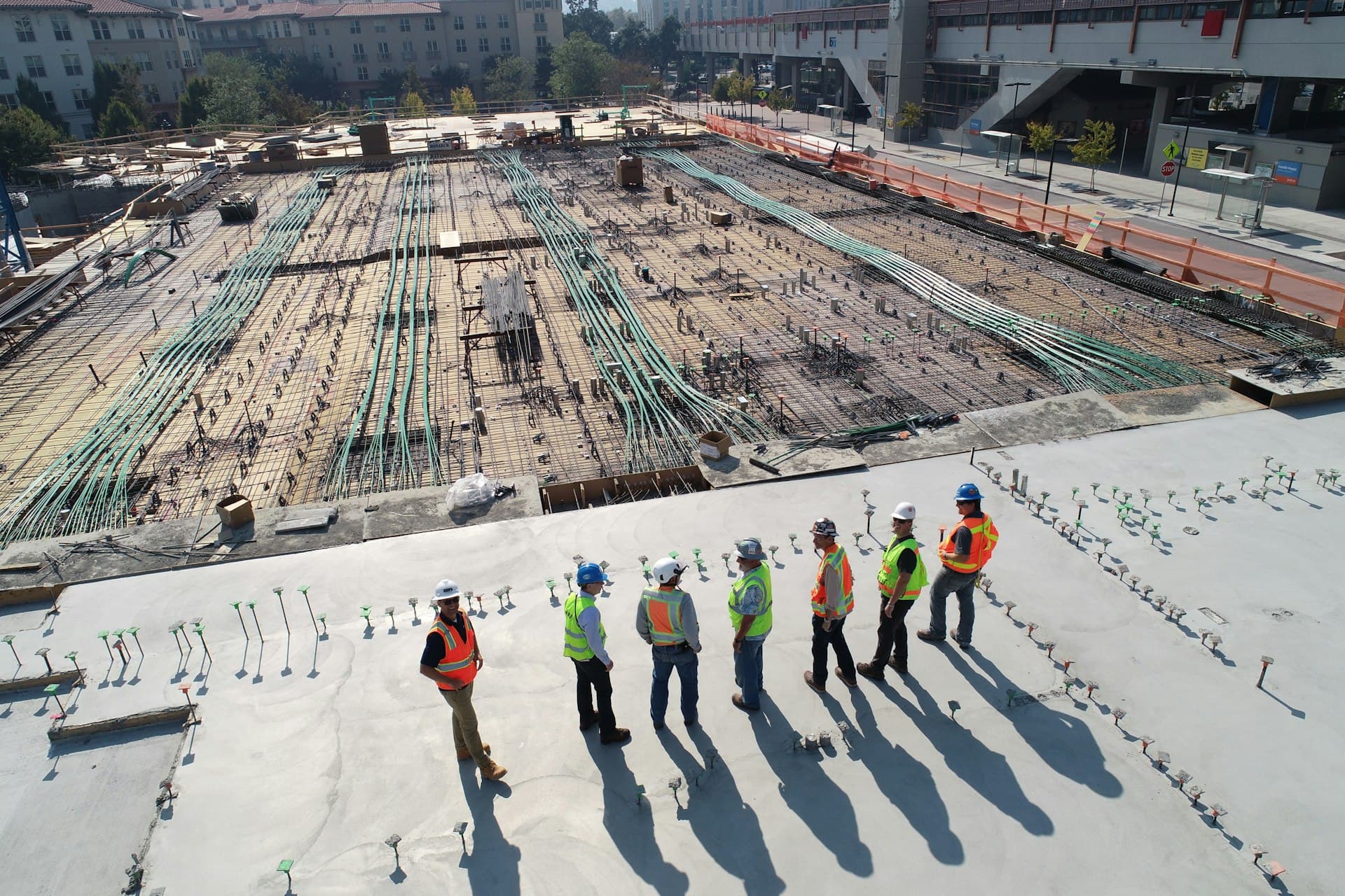Chantier de construction BTPNE en cours en Ile-de-France